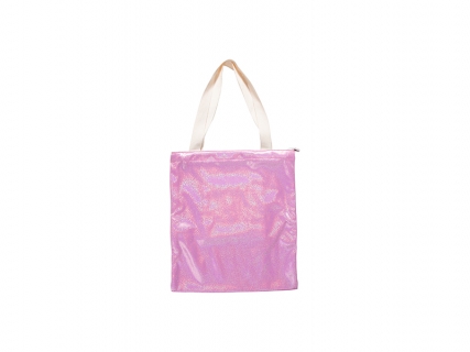 Bolsa Tote Brillante (34*37cm, Rosa)