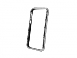 iPhone 5/5S/SE 金属框带水钻 透明 MOQ