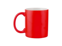 Sublimation 11oz Full Color Mug (Frosted, Red)