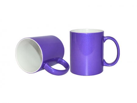 Taza Brillosa 11oz (Morado)