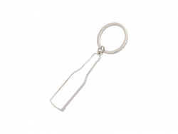 Sublimation Bottle Opener Key Chain(Bottle Shaped)