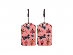 Sublimation Blanks PU Luggage Tag(Pink)