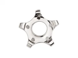 Spinner (Engrenagem Pentagonal, Prateado)