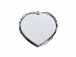 Sublimation Heart Shaped Compact Mirror( 6.5*5.9cm)