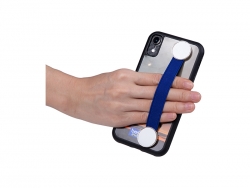 Suporte para SmartPhone com Correia de banda elástica (Azul)