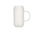 Sublimation Blanks 18oz/550ml Frosted Can Glass Mug w/ Handle