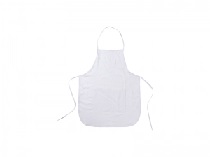 Sublimation Blanks White Adult Apron w/ White Pocket (75*60cm)