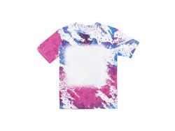 Camiseta Tacto Algodón Leopardo (Azul / Rosa)