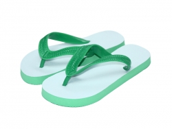 Tongs enfant taille M vert Sublimation Transfert Thermique