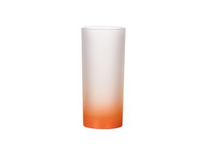 10oz Sublimation Glass Mug (Gradient Color Orange)