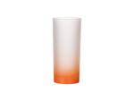 10oz Sublimation Glass Mug (Gradient Color Orange)