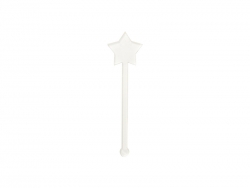 Sublimation Blanks Acrylic Drink Stirrers (3*10.3*0.4cm,Star Shape)