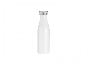 Sublimation 17oz/500ml Stainless Steel Milk Bottle (White)