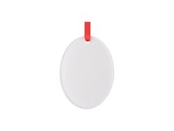 Sublimation Blank Acrylic Ornament (Oval, H7.6*W5.7*0.4cm)