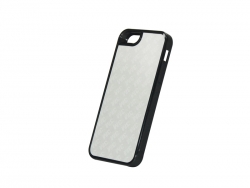 iPhone 5/5S/SE（桃花眼） PC+TPU 橡胶壳（黑色）
