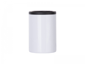 12oz/360ml Sublimation Stainless Steel Skinny Can Cooler (White)