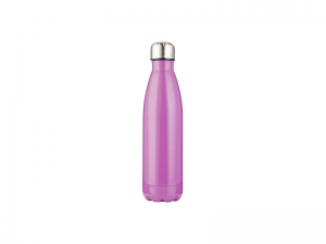 Sublimation 17oz/500ml Stainless Steel Cola Bottle (Purple)