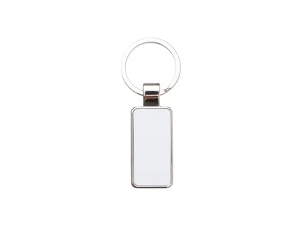 15pcs Sublimation Blank Metal Keychains Boy Girls Shape Key Ring