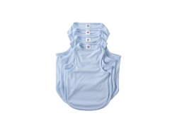 Sublimation Blanks Dog Top Tank T-Shirt(Light Blue)