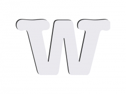 Sublimation HB Letters - W (MOQ: 36)