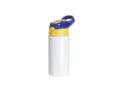US Stock, 60pcs/Pack 750ml Blank Aluminum Sports Bottle for Sublimation Printing, White (Local Pick-Up)