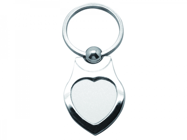 Sublimation Heart Shaped Key Ring