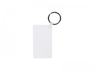 Sublimation Plastic Keyring (Rect, 4*7.6cm)