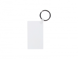 Sublimation Plastic Keyring (Rect, 4*7.6cm)