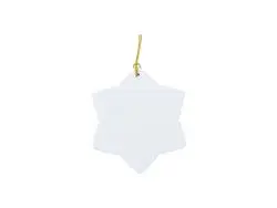 Adorno Plástico Copo de Nieve (6.5*7.4cm)
