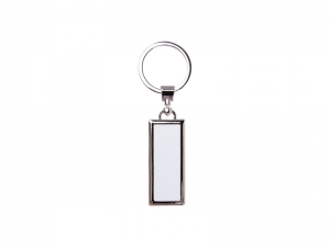 Sublimation Metal Key Chain with Double Sides Alu Inserts (2.2*5.2cm)