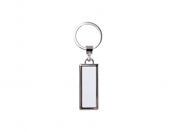 Sublimation Metal Key Chain with Double Sides Alu Inserts (2.2*5.2cm)