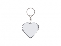 Sublimation Keychain Mirror(Heart)