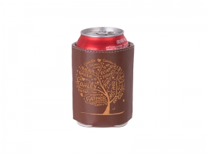 PU Can Cooler (Brown) MOQ: 500