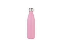 Sublimation 17oz/500ml Stainless Steel Cola Bottle (Matt Pink)