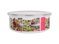 Sublimation 30oz/900ml Enamel Bowl w/ Lid