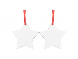 Sublimation Blanks Double-Sided MDF Ornament (Star)