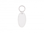 Sublimation PU Leather Key Chain (Oval)