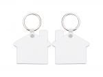 Sublimation Blanks Hardboard Key Ring (House)