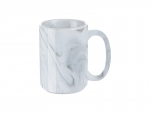 Sublimation Blanks 15oz Sublimation Marble Texture Mug (Gray)