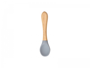 Bamboo Baby Bowl Spoon(Gray)