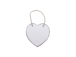 Sublimation Heart Shape Hanging Stone(20*20cm)