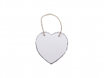 Sublimation Heart Shape Hanging Stone(20*20cm)