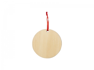 Sublimation Blanks 3&quot; Plywood Ornament Circle