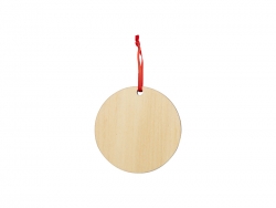 Sublimation Blanks 3&quot; Plywood Ornament Circle