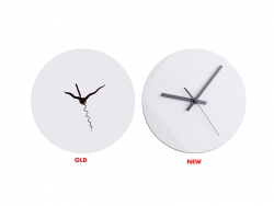 Sublimation 20cm Hardboard Clock (Round,3mm)