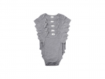 Sublimation Blanks Baby Onesie Short Sleeve(Gray)