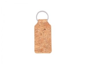 Engraving Blanks Cork Keychain(Big Rectangle)