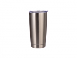 Vaso Acero Inoxidable 20oz (Plateado)