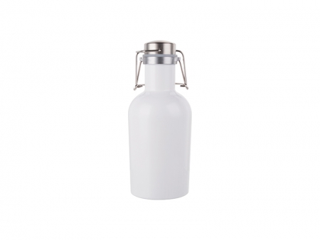 32oz/1000ml Sublimation Growler (White)