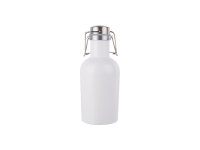 32oz/1000ml Sublimation Growler (White)